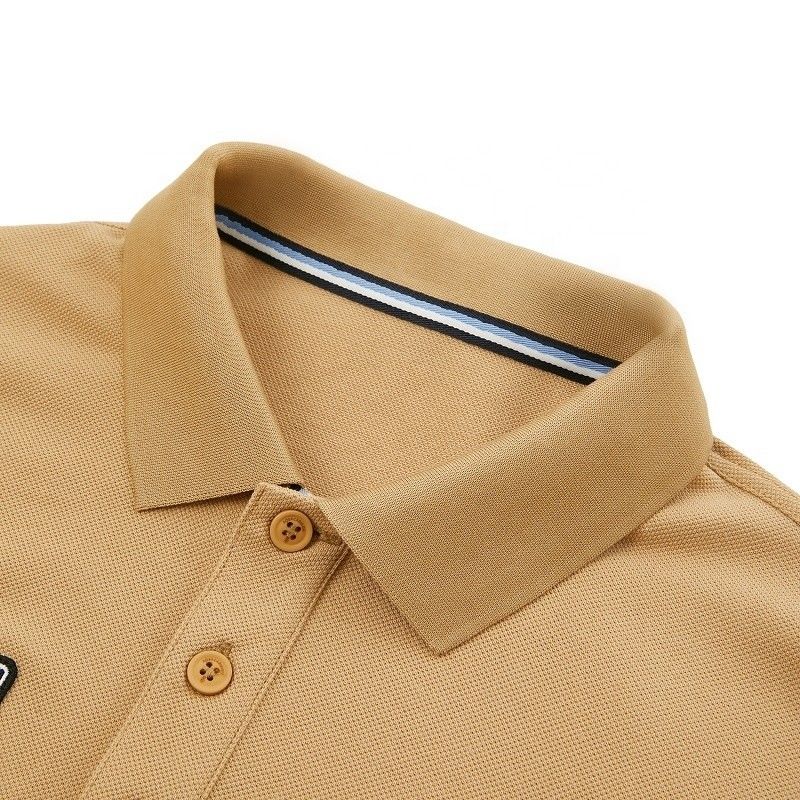 Abbigliamento maschile Camicie da polo in stile casual con logo in incisione e stampa su due lati