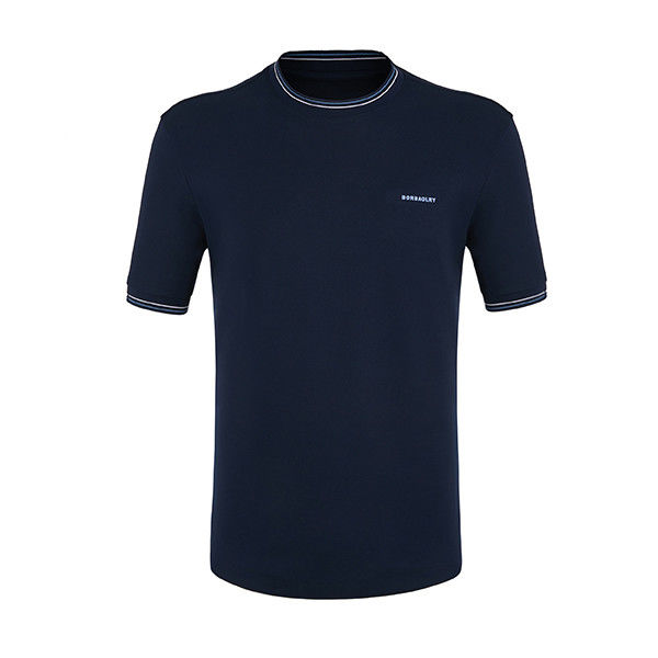 T-shirt a colletto rotondo in cotone 95 Spandex con tessuto traspirante a secco rapido