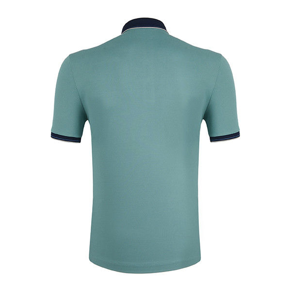 T-shirt di polo in tessuto di cotone con ricamo