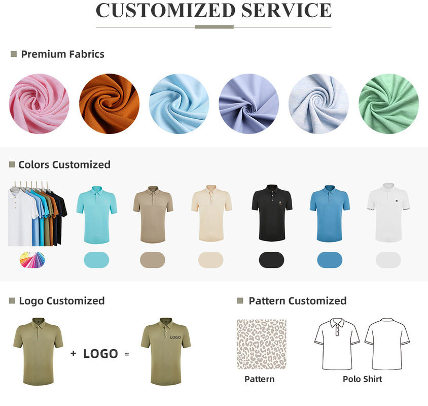 T-shirt di polo a righe con logo personalizzato