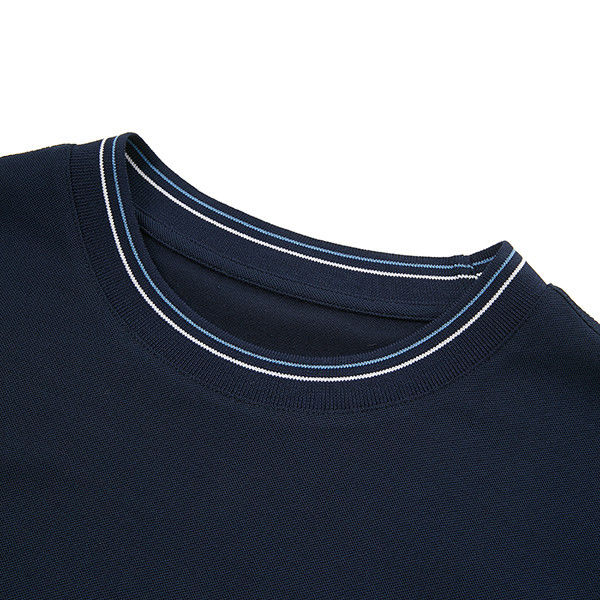 T-shirt da donna in formato grafico oversize 220 grammi con collo rotondo in tessuto a maglia