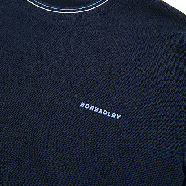 T-shirt da donna in formato grafico oversize 220 grammi con collo rotondo in tessuto a maglia