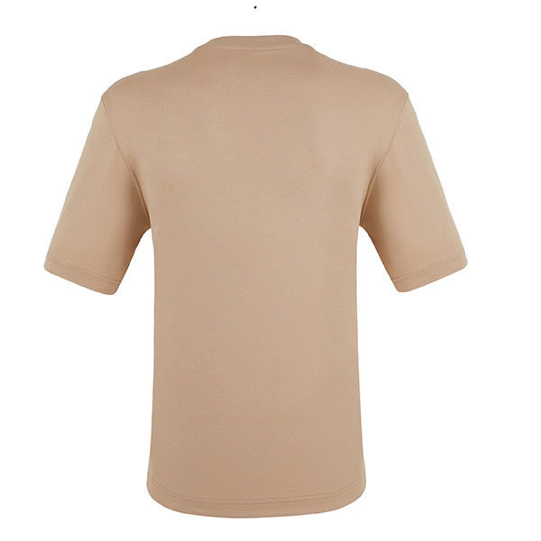 Metodo di tessitura 100% cotone T-shirt maschili oversized a maglia OEM ODM ricamo