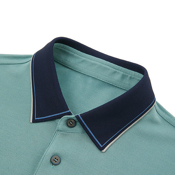 95% poliestere 5% spandex polo con logo ricamato sentimento di ghiaccio estivo 3 pulsanti