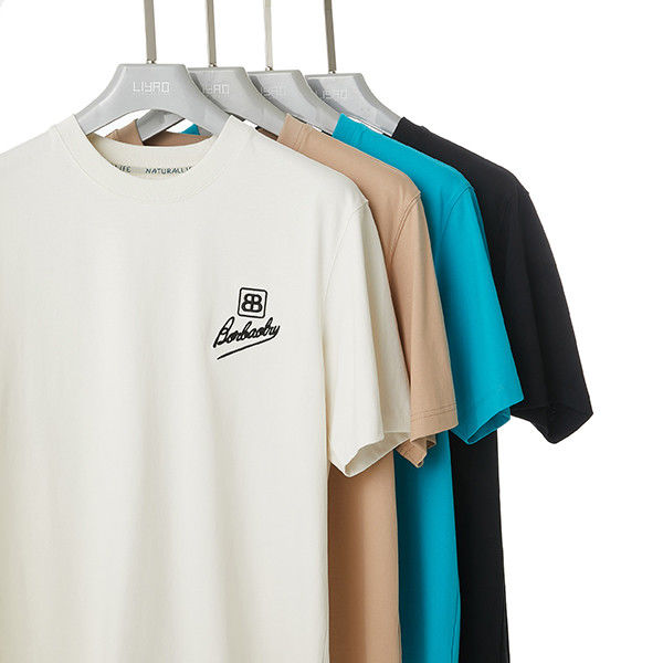 Logo a colori personalizzati T-shirt in cotone 100% ricamato Stampa in grandezza