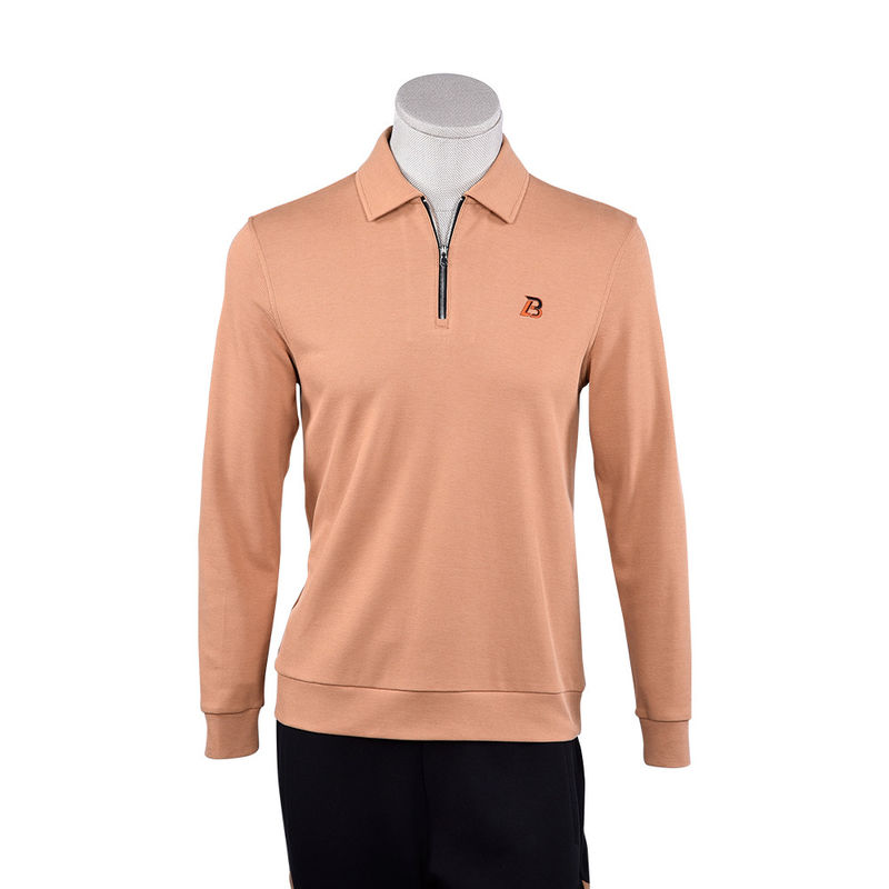 Stagione autunnale Camicia da polo impermeabile a manica piena per uomini Colori personalizzati 170-210 grammi
