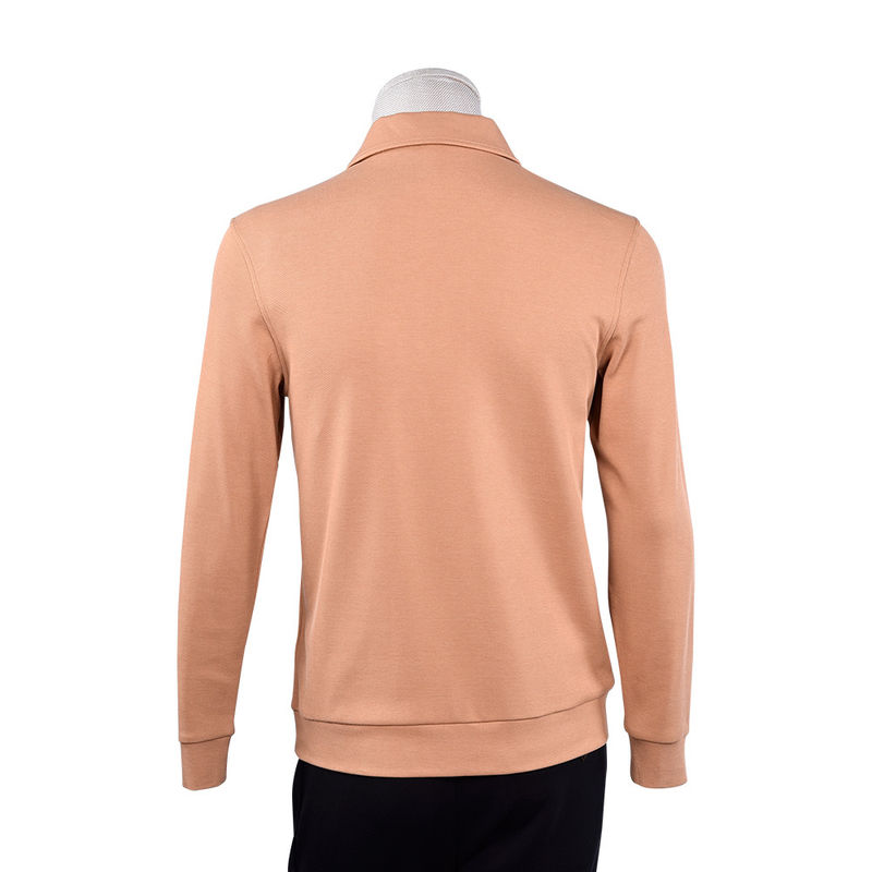 Stagione autunnale Camicia da polo impermeabile a manica piena per uomini Colori personalizzati 170-210 grammi