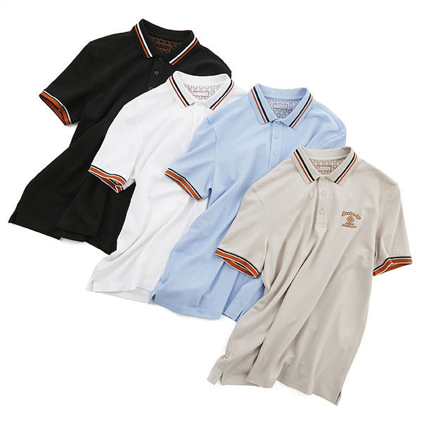 Fashion Design Logo personalizzato Slim Fit Polo Shirt Maschile di cotone 100% puff stampato camicie da golf