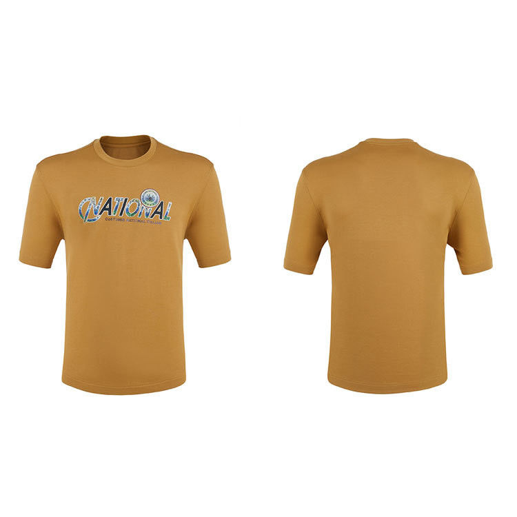 T-shirt corti da uomo su misura con tela a maglia