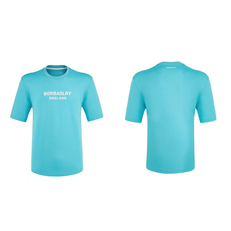 T-shirt a collo rotondo di grandi dimensioni 100% tessuto di cotone 7 giorni di supporto