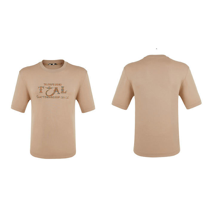 Etichetta di stampa di magliette classiche personalizzate per abiti da uomo oversize e stile alla moda