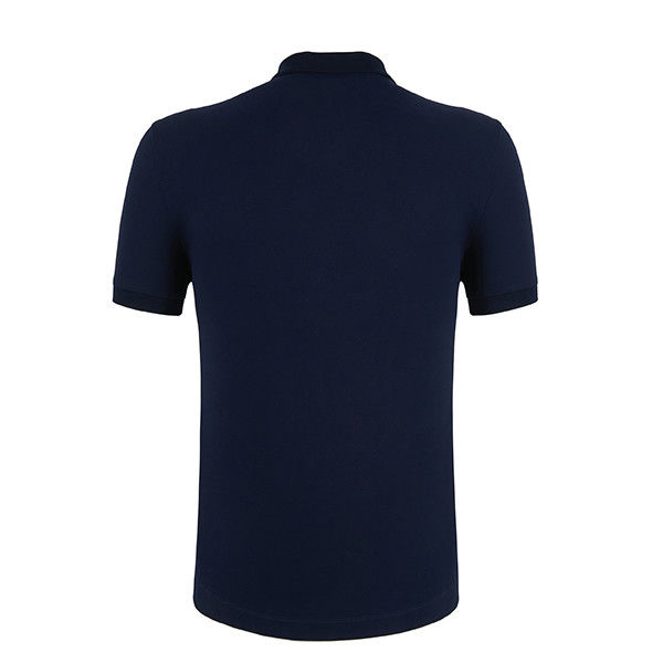 100% cotone Comodo Logo personalizzato Polo T-shirt Tessuto 95% poliestere 5% spandex