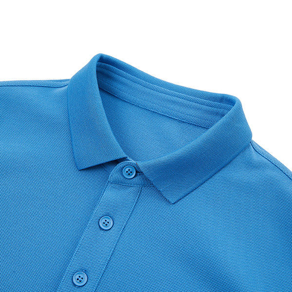 95% poliestere 5% tessuto spandex camicia da polo da golf da uomo con manica a righe