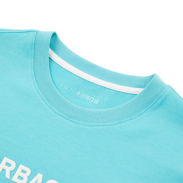 Fast Puff Print Design 250gm T-shirt maschile per uso quotidiano in ufficio e sport