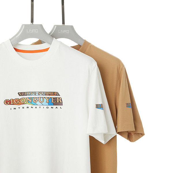 100% cotone O Collo T-shirt anti rughe e taglia personalizzata
