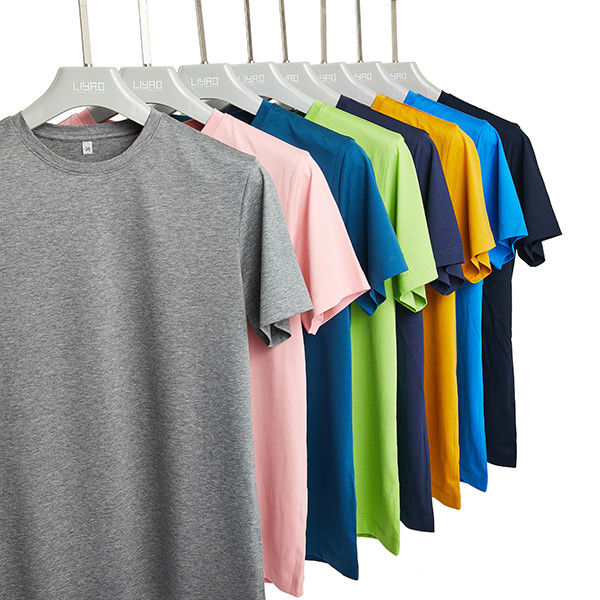 Colori di comfort T-shirt da uomo T-shirt semplice professionale con tessuto 100% cotone