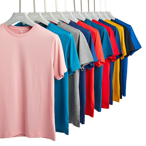 T-shirt a maglia maschile a taglia larga 100% di cotone T-shirt maschile a maglia larga disegni personalizzabili