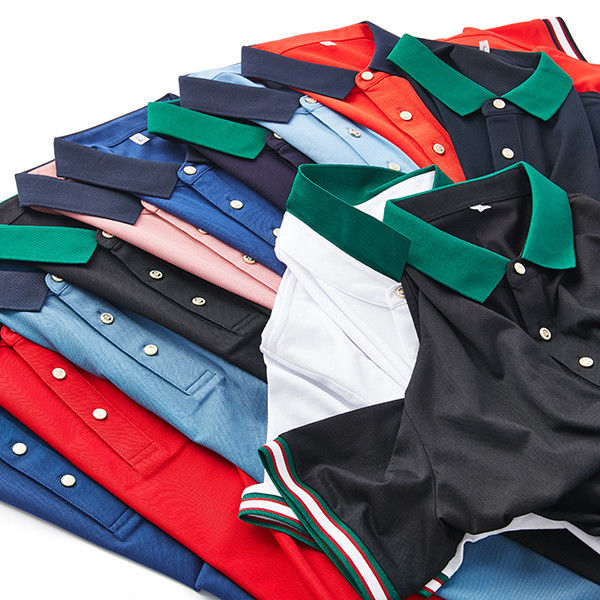 Polo uomo a manica corta con logo personalizzato Polo di moda ricamato casual