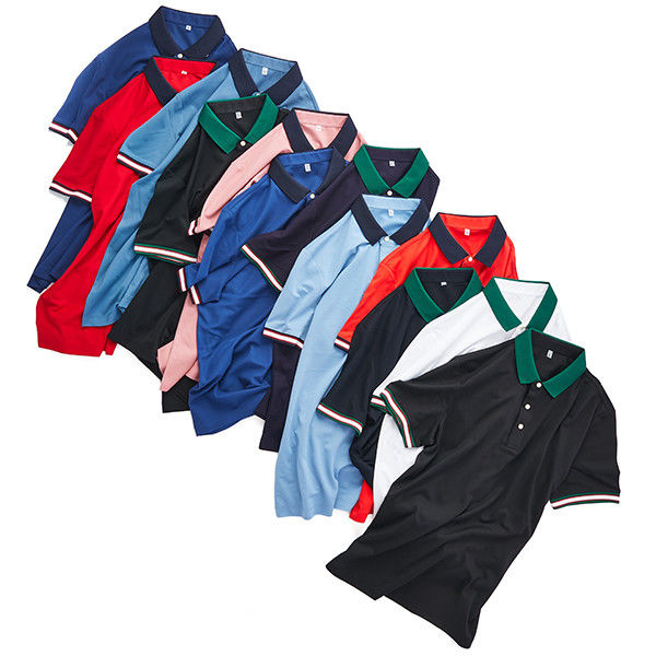 Polo uomo a manica corta con logo personalizzato Polo di moda ricamato casual