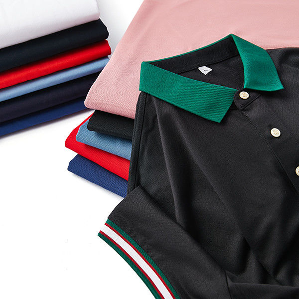 Polo uomo a manica corta con logo personalizzato Polo di moda ricamato casual