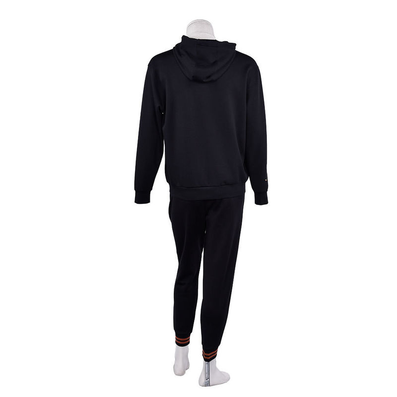 Logo personalizzato colore felpe con cappuccio e pantaloni maschili Set 100% cotone abiti per i vostri vestiti