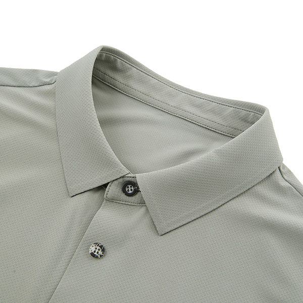 Colori personalizzati T-shirt estiva antirughe Polo semplice per uomini in dry cool fit