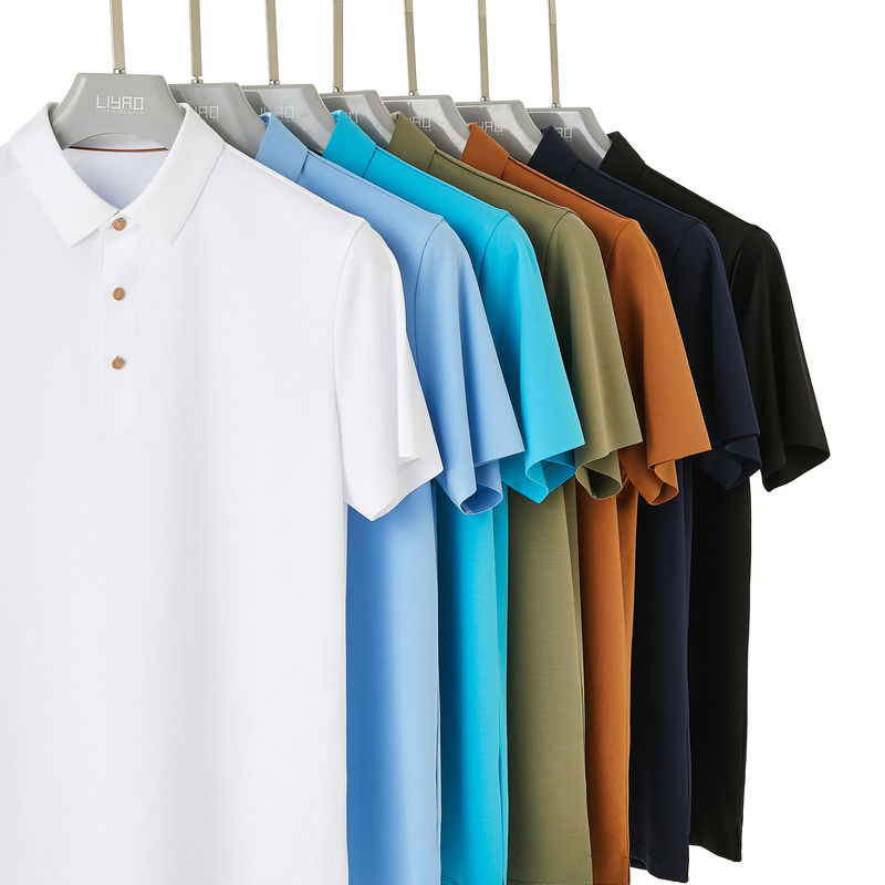Camicie da polo personalizzate estive-autunno con logo Camicie da polo da uomo a manica corta