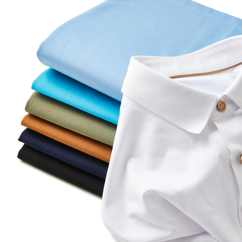 Camicie da polo personalizzate estive-autunno con logo Camicie da polo da uomo a manica corta