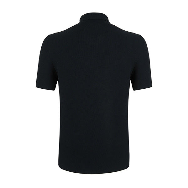 Camicia da polo anti-rughe in tessuto a maglia per uomini con colore personalizzato e design oversized