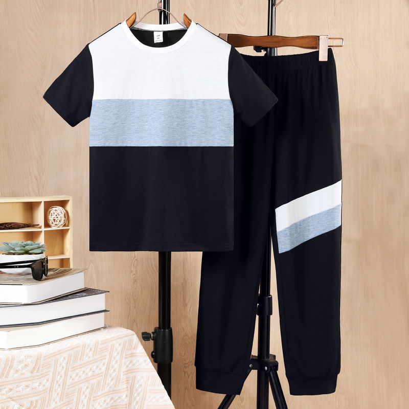 Set di abbigliamento per bambini casual respirabile con manica corta Tipo di disegno animato