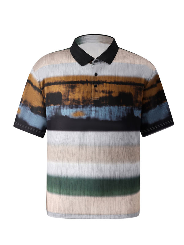 Cotton Blend Bambini Polo T-shirt respirabile in vari colori e stampa divertente