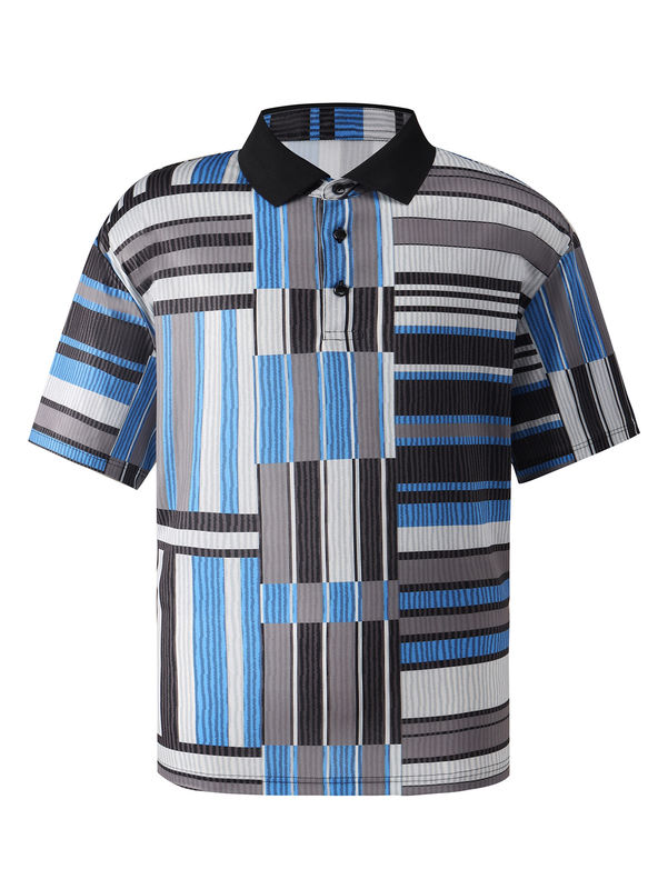 Camicie da polo da bambino a manica corta di cotone di colori vivaci per sport