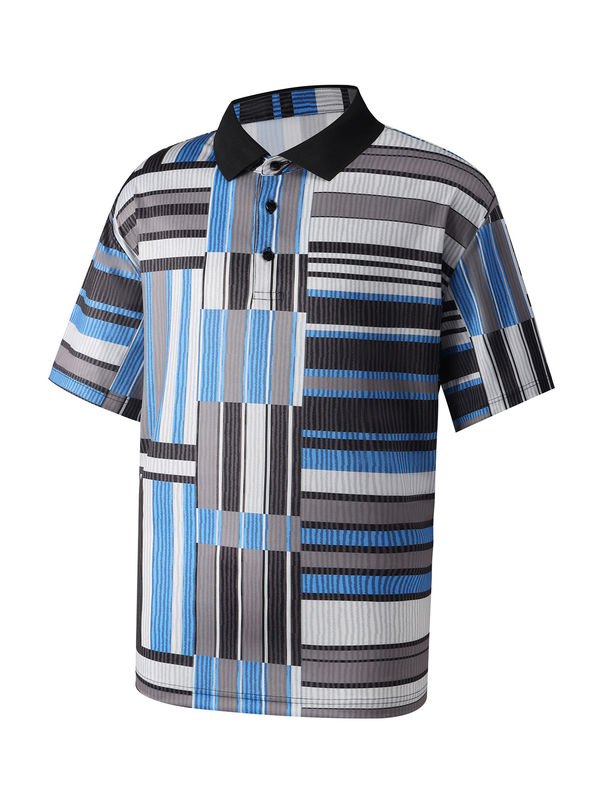 Camicie da polo da bambino a manica corta di cotone di colori vivaci per sport