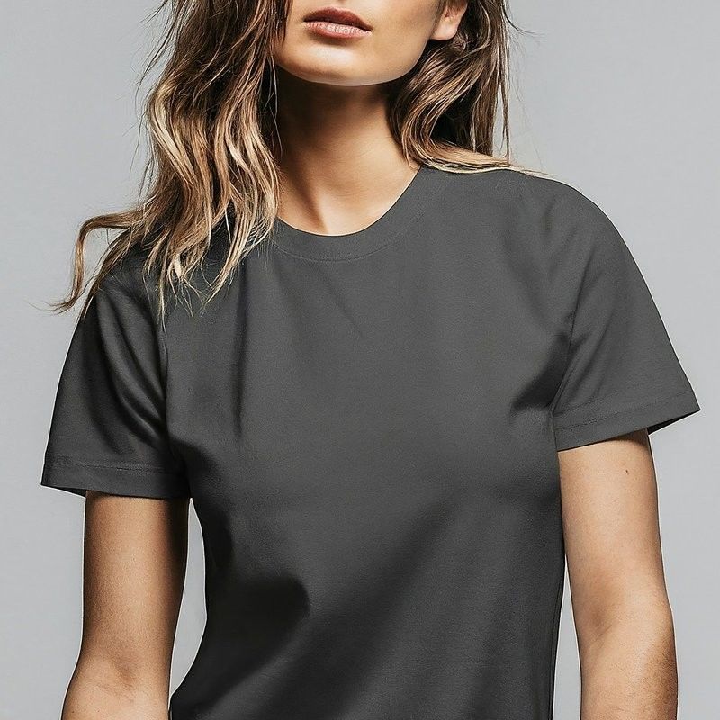Sport T-shirt donna personalizzati ricamati 260 Gsm per quotidiano casual