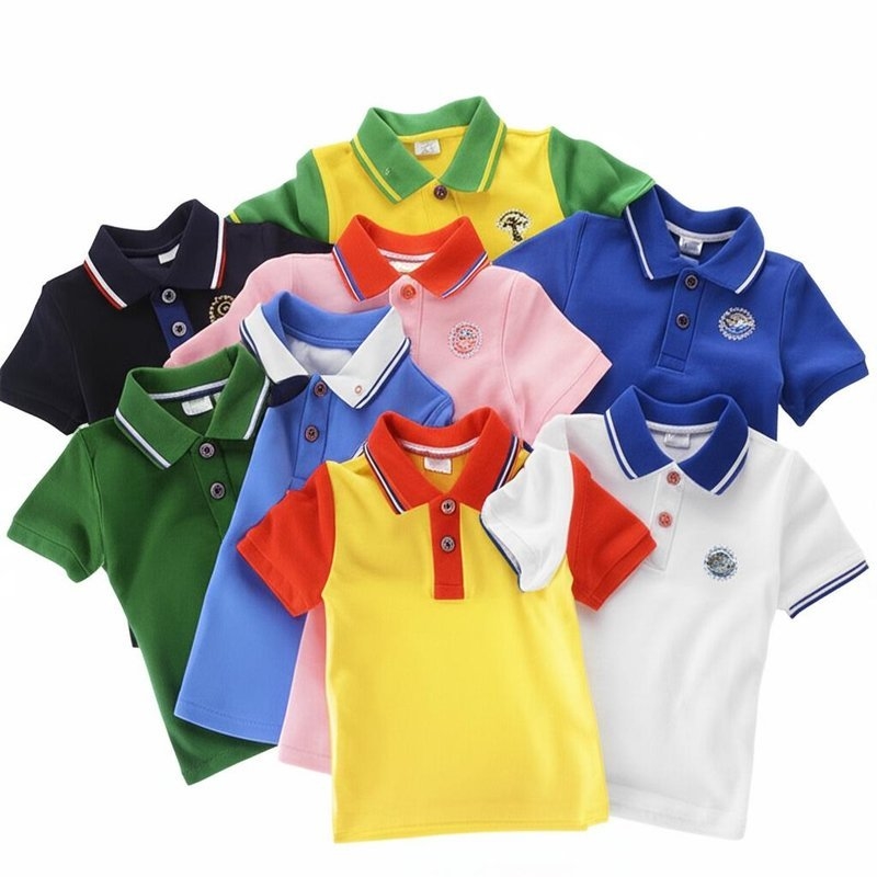 Tipo di colletto Polo per bambini per il guardaroba dei bambini