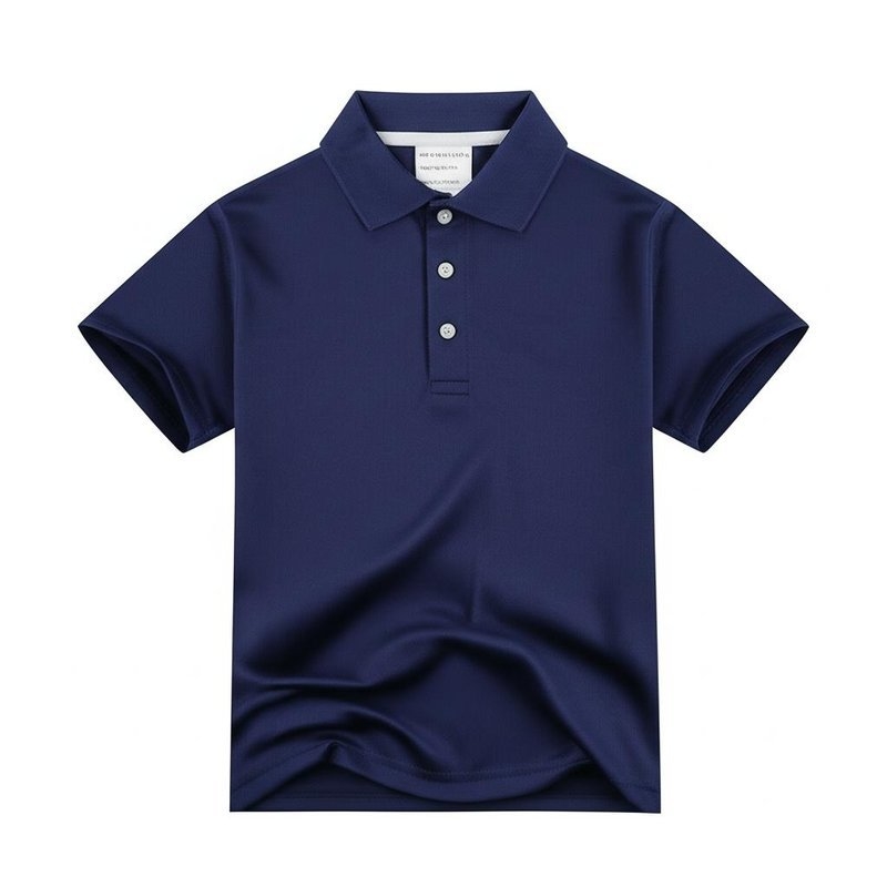 Camicie polo a maniche corte per bambini per la scuola Lavabile in lavatrice Istruzioni per la cura per occasioni scolastiche