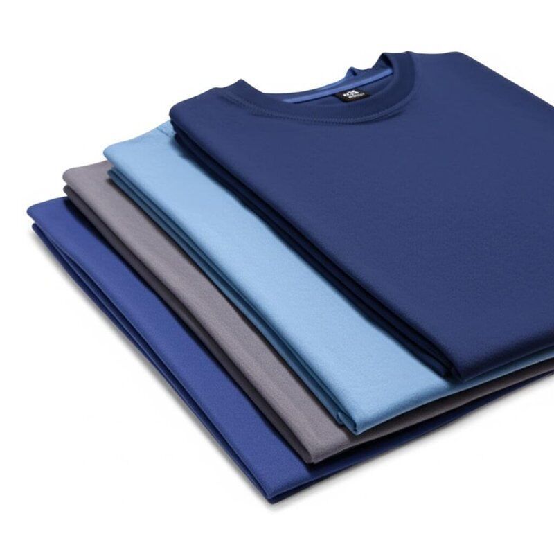 OEM ODM Designs Custom Mens T-shirts con tessuto al 100% di cotone ideale per il branding personalizzato e gli ordini in serie