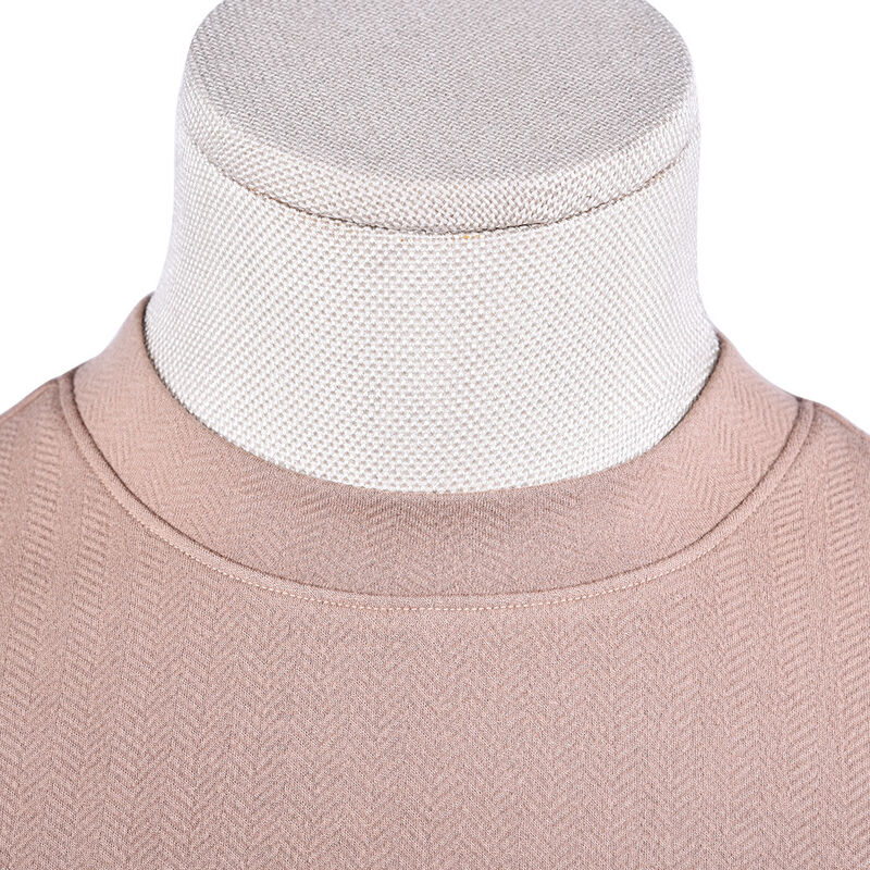 T-shirt da uomo a tinta unita, a collo alto, di alta qualità, con logo personalizzato all'ingrosso, design etichetta, ad asciugatura rapida, traspirante, antirughe, senza stampa