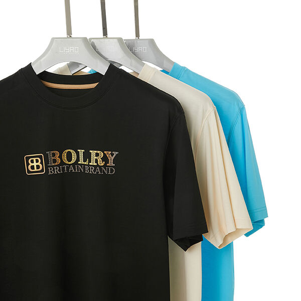 Magliette ad alte prestazioni all'ingrosso anti-rughe Magliette personalizzate da peso pesante 300 Gsm