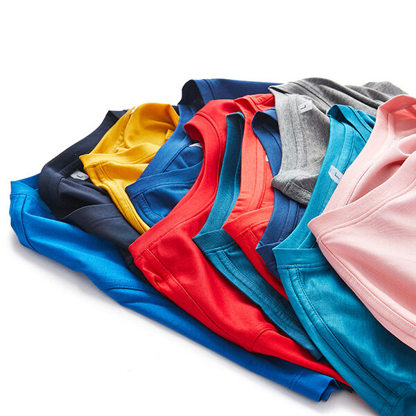 T-shirt da uomo con vestibilità ampia e girocollo, traspirante in 100% cotone con logo personalizzato