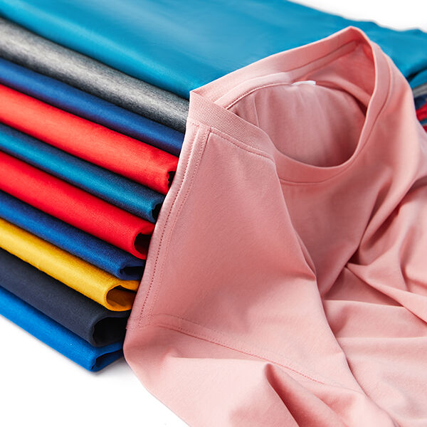 T-shirt da uomo con vestibilità ampia e girocollo, traspirante in 100% cotone con logo personalizzato