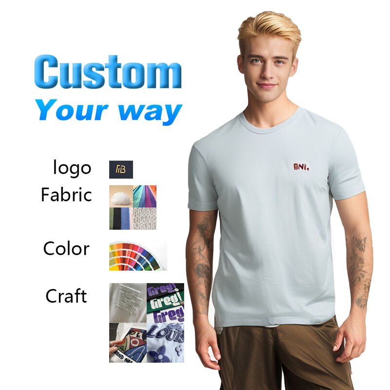 T-shirt sportiva da uomo in cotone traspirante, girocollo, ampia, per l'estate, per attività all'aperto, corsa