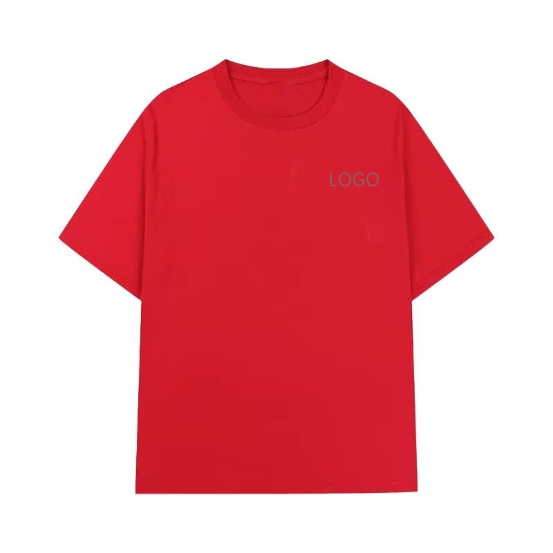 Summer Round Neck Casual Fashion T-shirt in cotone a manica corta abbigliamento sportivo top sciolto in stock