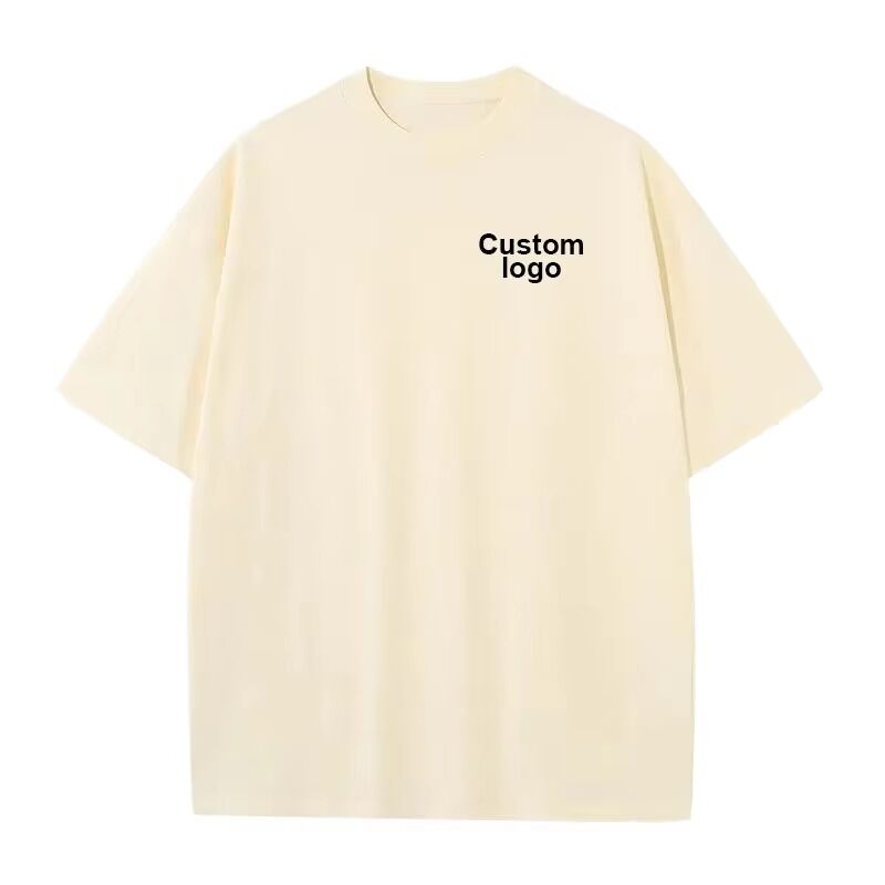 T-shirt unisex personalizzate in saldo 100% cotone, T-shirt basic taglia USA, T-shirt con spalle scese fedeli alla taglia per uomo
