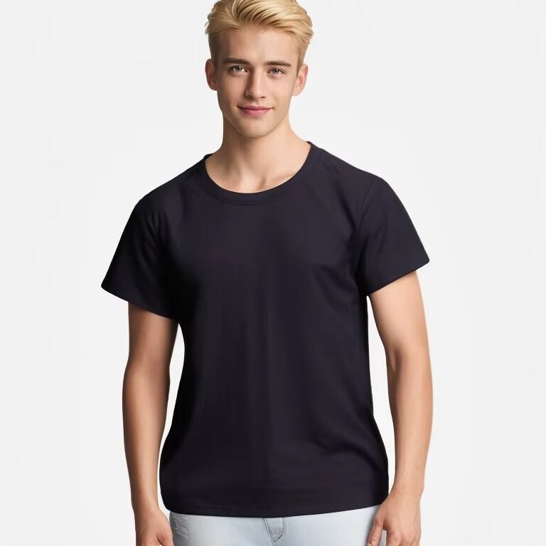 T-shirt personalizzati T-shirt da uomo O-Neck 100% di cotone asciuga veloce respirabile Vintage foto personalizzata manica corta solida