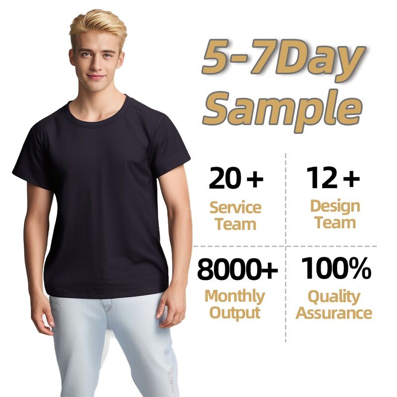 T-shirt personalizzati T-shirt da uomo O-Neck 100% di cotone asciuga veloce respirabile Vintage foto personalizzata manica corta solida