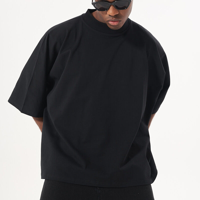 Abbigliamento Produttori T-shirt Personalizzata 220 Gsm T-shirt Pesante Senza Cuciture T-shirt Corta Boxy