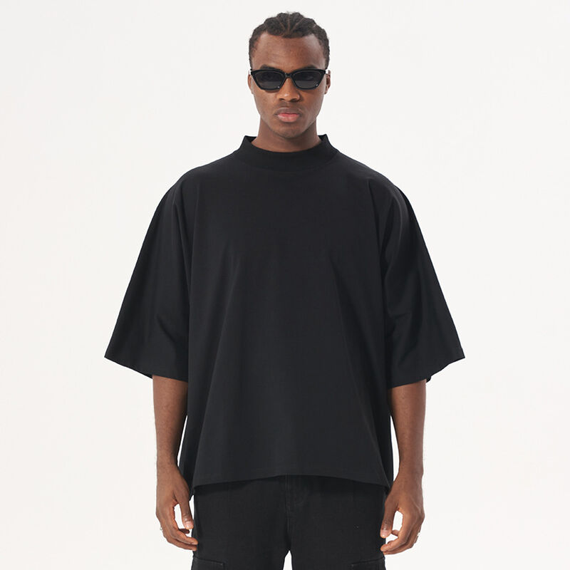 Abbigliamento Produttori T-shirt Personalizzata 220 Gsm T-shirt Pesante Senza Cuciture T-shirt Corta Boxy