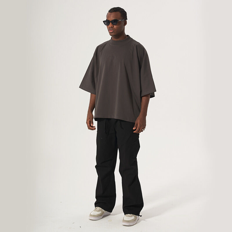 Abbigliamento Produttori T-shirt Personalizzata 220 Gsm T-shirt Pesante Senza Cuciture T-shirt Corta Boxy