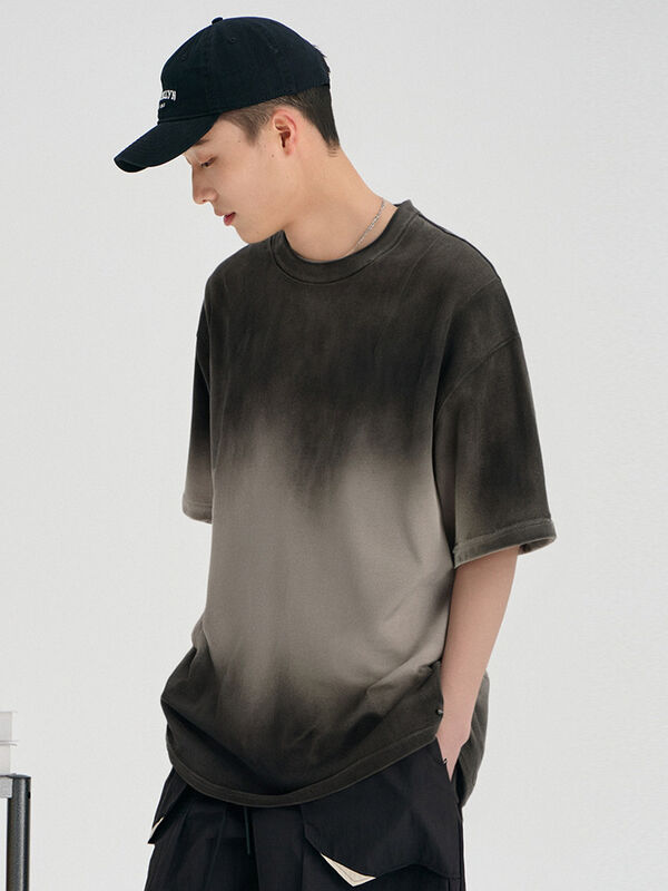 Ingrosso T-shirt personalizzato a basso costo Logo personalizzato di alta qualità T-shirt maschile Plus Size T-shirt maschile